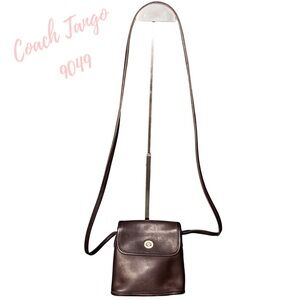 Coach Brown Leather Tango Crossbody Bag Style F0P-9049 Costa Rica leather